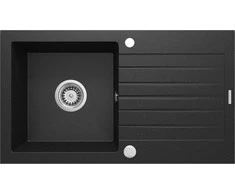 Deante granitinė virtuvinė plautuvė Deante Zorba ZQZ G113, Metallic graphite