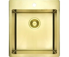 Virtuvinė plautuvė Deante Olfato Precious, ZPO_R10A, Brushed auksinis