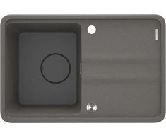 Granitinė virtuvinė plautuvė Deante Momi, ZKM_T11A, Anthracite metallic