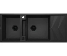 Deante granitinė virtuvinė plautuvė su magnetais Deante Magnetic ZRM_G213, Metallic graphite