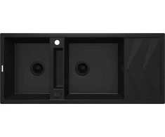 Deante granitinė virtuvinė plautuvė su magnetais Deante Magnetic ZRM_N213, Nero