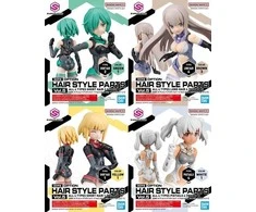 Bandai 30MS papildomos šukuosenų dalys Vol.5 – visi 4 rinkiniai