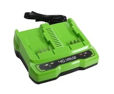 Greenworks G40X2CUC2 Dviejų lizdų įkroviklis, 40V 2A