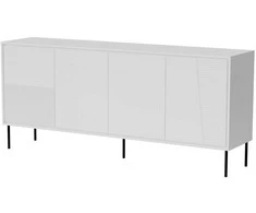 Cama Meble Komoda - 4D ABI 200x45x88 Matinė Balta