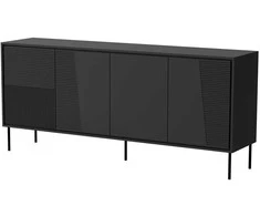 Cama Meble Komoda - 200x45x88, Matinė Juoda