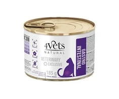 Drėgnas Kačių Maistas - 4VETS Natural Gastro Intestinal 185 g