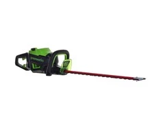 Gyvatvorių žirklės Greenworks GD60HT66; 60 V; 66 cm ilgio (be akumuliatoriaus ir pakrovėjo)