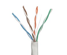 Alantec Tinklo kabelis - A-LAN KIU5PVC305 Cat5e U/UTP 305 m Pilkas