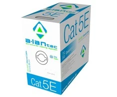 Alantec Tinklo kabelis - A-LAN KIU5PVC305 Cat5e U/UTP 305 m Pilkas