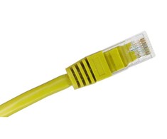 Patch-cord U/UTP kat.6A LSOH 3.0m geltona ALANTEC