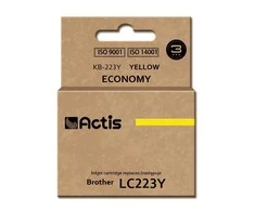 Rašalo Kasetė - Actis KB-223Y Suderinama su Brother LC223Y Geltona