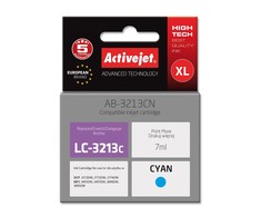Rašalo kasetė Activejet AB-3213CN (Brother LC3213C pakaitalas; Supreme; 7 ml; žydra)