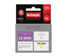 Rašalo kasetė Activejet AB-3213YN (Brother LC3213Y pakaitalas; Supreme; 7 ml; geltona)