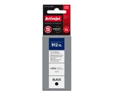„Activejet AH-912BRX“ rašalo kasetė (pakeičiama HP 912XL 3YL84AE; Premium; 1100 puslapių; 30 ml, juoda)