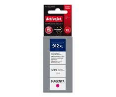 „Activejet AH-912MRX“ rašalas (pakeitimas HP 912XL 3YL82AE; Premium; 990 puslapių; 12 ml, purpurinė)