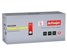 Toneris - Activejet ATO-532YN, suderinamas su OKI 46490401, 1500 puslapių, geltonas