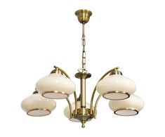 Activejet Classic lubinis sietynas pakabinamas šviestuvas RITA Patina 5xE27 svetainei