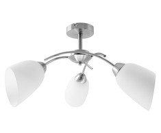 Lubinis šviestuvas Lubų Šviestuvas - Activejet Nikita Nikelis Triple 3xE27 Elegantiška Balta