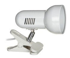 Activejet Clip-on stalinis šviestuvas, baltas, metalinis, E27 sriegis