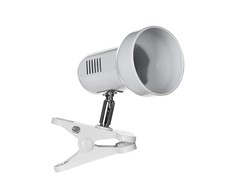 Activejet Clip-on stalinis šviestuvas, baltas, metalinis, E27 sriegis