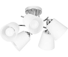 Pakabinamas Šviestuvas - Activejet Aje-Emily E27, Balta 5x40W