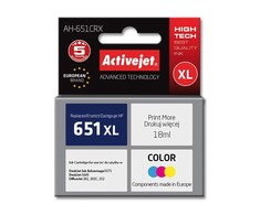 Rašalo Kasetė - Activejet AH-651CRX, 18 ml, Spalvotas