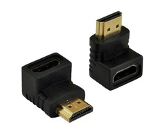 Akyga adapteris AK-AD-01 90° HDMI (m) / HDMI (f) kampas
