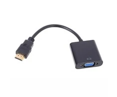 Adapteris AV Akyga HDMI – D-Sub (VGA) juodas (AK-AD-42)
