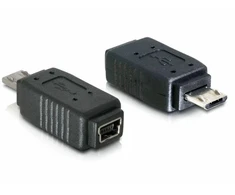 DELOCK Adapteris USB micro-B kištukas prie mini USB 5 kontaktų lizdo