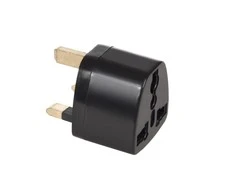 MACLEAN MCE154 Maclean MCE154 EU kištukinio lizdo adapteris JK kištukui juodas
