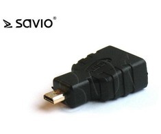 HDMI Adapteris - Savio CL-17 Micro-HDMI Juodas