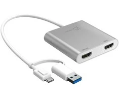 J5 Create J5create – USB-C į dvigubą HDMI kelių monitorių adapteris