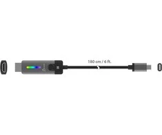 USB adapteris j5create j5create JCC157 1,79 m USB tipas -C HDMI Juodas, Pilkas