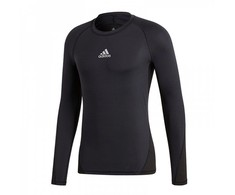 Termo marškinėliai vaikams Adidas Junior Ask Ls Tee, juodi