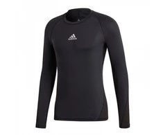 Termo marškinėliai vaikams Adidas Junior Ask Ls Tee, juodi