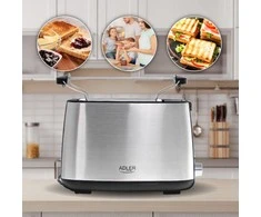 Skrudintuvas Adler Toaster AD 3214, 750 W