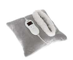 Adler | Blanket Elektrinė šildyklė | AD 7412 | Number of heating levels 8 | Number of persons 1 | Washable | Soft fleece | 80 W | Pilkas