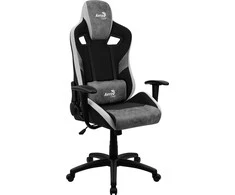 Žaidimų Kėdė - Aerocool Count AeroSuede, Juoda, Pilka