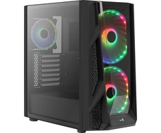 CASE AEROCOOL PGS NIGHTHAWK Duo-G Juodas RGB