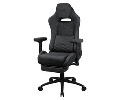 Žaidimų Kėdė - Aerocool Royal AeroSuede Paminkštinta Sėdynė Pilka