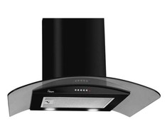 Gartraukis Cooker hood chimney AKPO WK-4 LARGO ECO 50 JUODA (399,1 m3/h, 500mm, juodos spalvos)