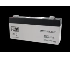 Mw Power MWPower MWS 6V 3.4Ah F1(187) AGM akumuliatorius, 5 metai