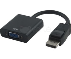 AV adapteris Akyga Rodyti Uostas - D- Sub (VGA) juoda (AK-AD- 36)
