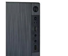 AKYGA Micro ATX Case AK35BK 2x USB 2.0 juodas be PSU