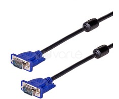 Kabelis VGA Akyga AK-AV-07 15 (M)/15 (M) 3m 2 x ferryt