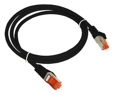 Patch-cord F/UTP kat.6 PVC 3.0m juoda ALANTEC