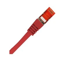 Patch-cord F/UTP kat.6 PVC 1.0m raudona ALANTEC