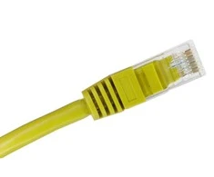 Alantec KKU5CZA1 tinklo kabelis Geltona 0,25 m Cat5e U/UTP (UTP)