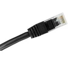 Alantec KKU5CZA1 networking cable Juodas 0.25 m Cat5e U/UTP (UTP)
