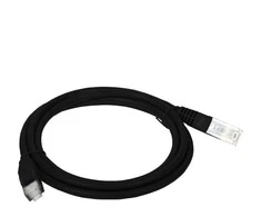 Alantec KKU5CZA1 networking cable Juodas 1 m Cat5e U/UTP (UTP)